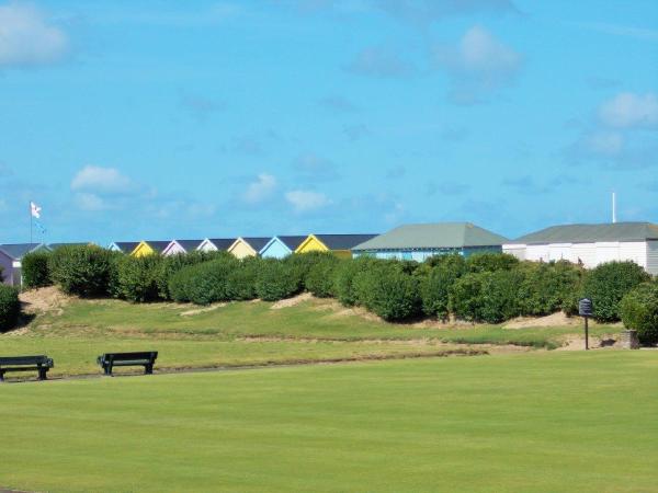 Bowling greens and beach huts